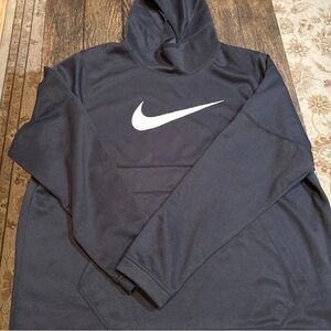 Nike Black Hoodie with Logo Size XXL